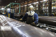 Manufacturing transmission pipes in Iran