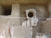 کشف ۲ کارگاه اشکانی در تپه تاریخی اشرف اصفهان