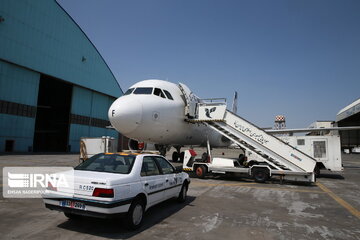 Iran Air fleet disinfection of Coronavirus