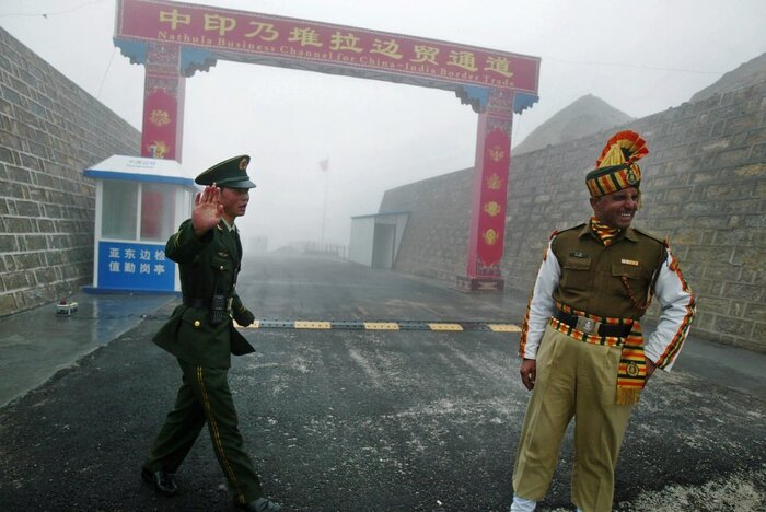 درگیری  چین و هند در منطقه مرزی