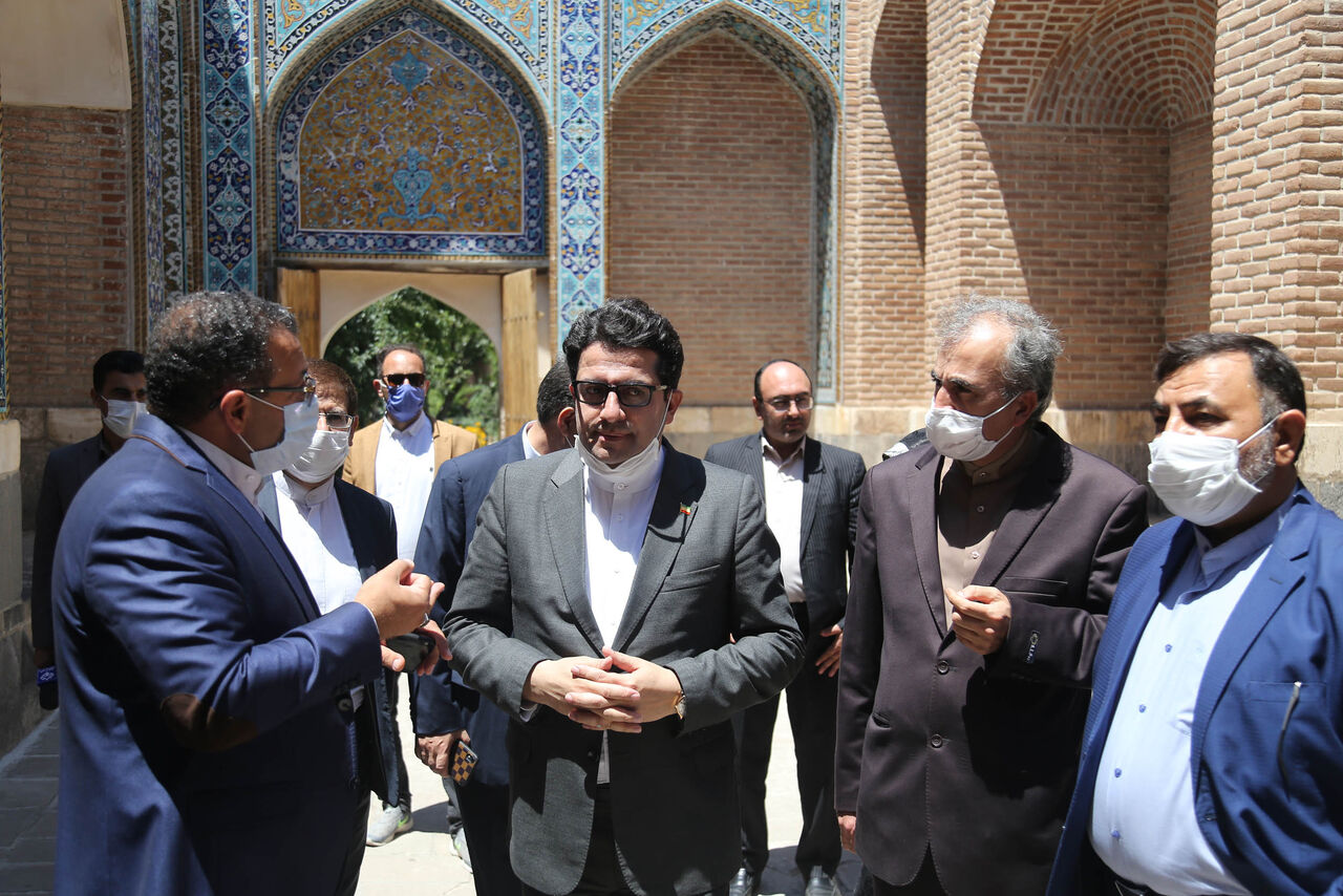 سخنگوی وزارت امور خارجه از شهرستان‌های مرزی استان اردبیل بازدید کرد