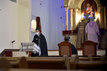 La fête de la Transfiguration dans la cathédrale Saint-Sarkis de Téhéran