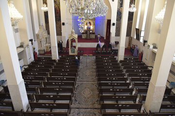 La fête de la Transfiguration dans la cathédrale Saint-Sarkis de Téhéran