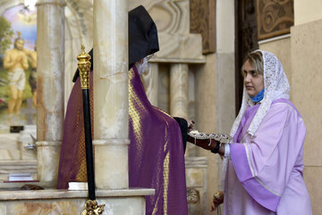 La fête de la Transfiguration dans la cathédrale Saint-Sarkis de Téhéran