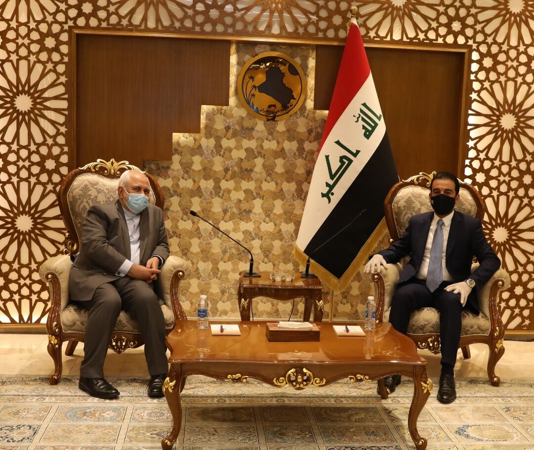 ظریف و رییس پارلمان عراق دیدار کردند