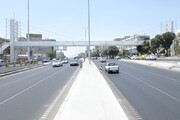 پل عابر گیشا در منطقه ۲ تهران بهره‌برداری شد 