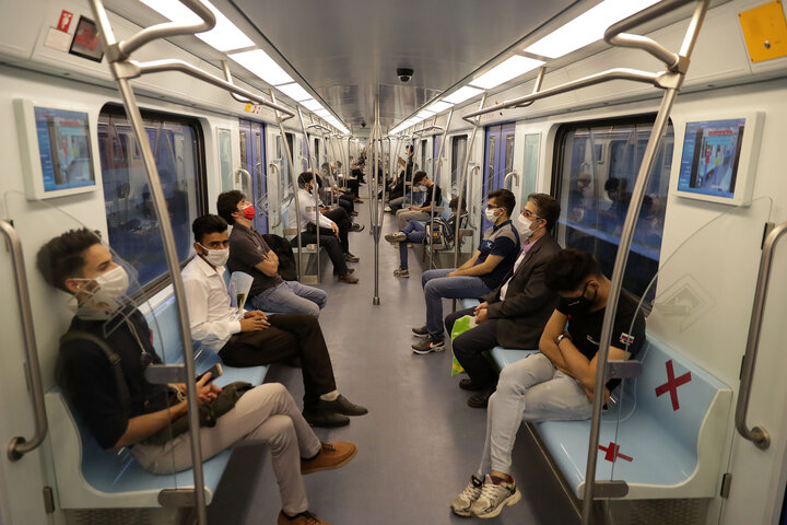 مسافران متروی مشهد ٧٥ درصد کاهش یافتند