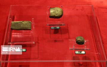 Exhibit of returned Achaemenid tablets  to Iran in Qazvin museum