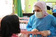 ثبت بستری ۱۴۳ کودک کرونایی در بیمارستان تخصصی کودکان بابل