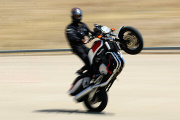 Course de moto à Tabriz