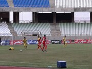 فجر سپاسی شیراز بدون بازیکنان کرونایی مقابل نود ارومیه شکست خورد 