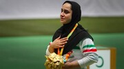 مدال طلا پاراتیراندازی امارات به «ساره جوانمردی» رسید 