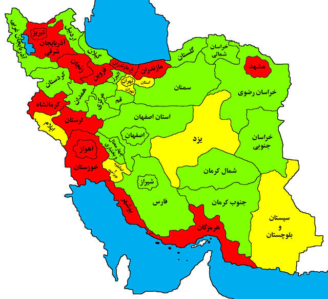 ۱۹  استان درگیر افزایش مصرف برق