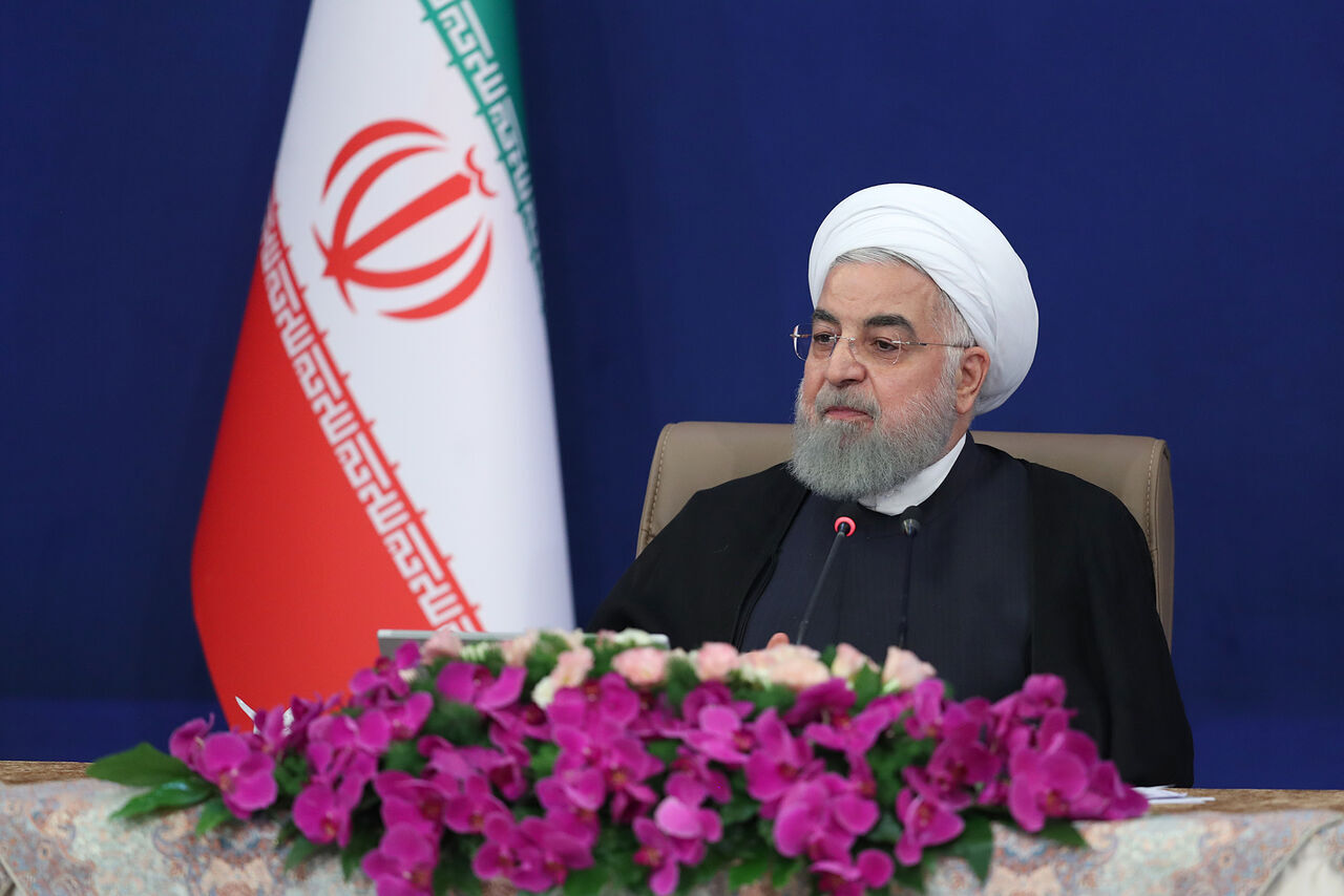 President Rouhani: Iran transiting from coronavirus' peak