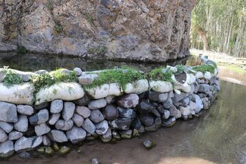 Cascada de Shirlán de Haris, en el noroeste de Irán 