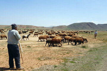 Cascada de Shirlán de Haris, en el noroeste de Irán 