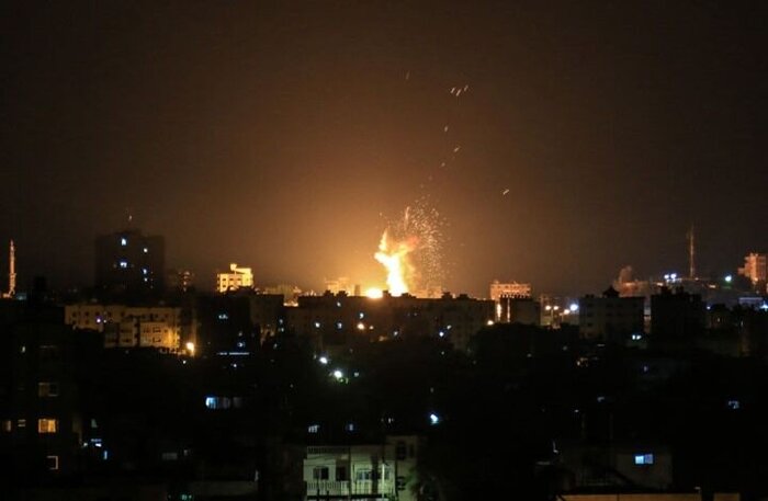 شنیده شدن صدای انفجار در نوار غزه