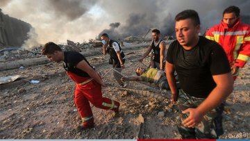 وزیر بهداشت لبنان: ۱۷۷ نفر تاکنون در انفجار بیروت جان باختند
