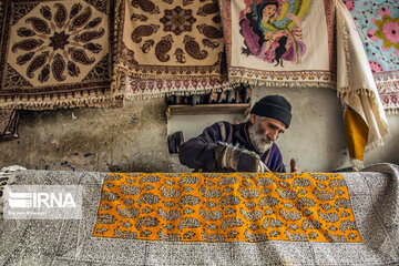 Kalamkari; admirable and noble art in Iran's Isfahan