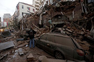 سرنوشت بیش از ۶۰ تن در حادثه بیروت هنوز نامعلوم است