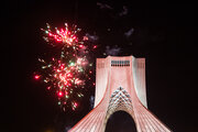 Eid al-Ghadir: Feuerwerk beleuchtet den Himmel über Azadi-Turm in Teheran
