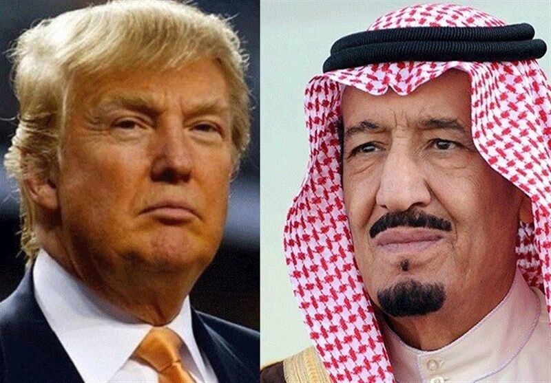 ترامپ و پادشاه عربستان درباره بحران خلیج فارس گفت‌وگو کردند