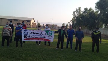 به مناسبت ۱۷ مرداد:برگزاری ورزش صبحگاهی خبرنگاران کهگیلویه
