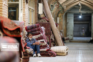 Hamedan Bazaar in western Iran in the time of Coronavirus