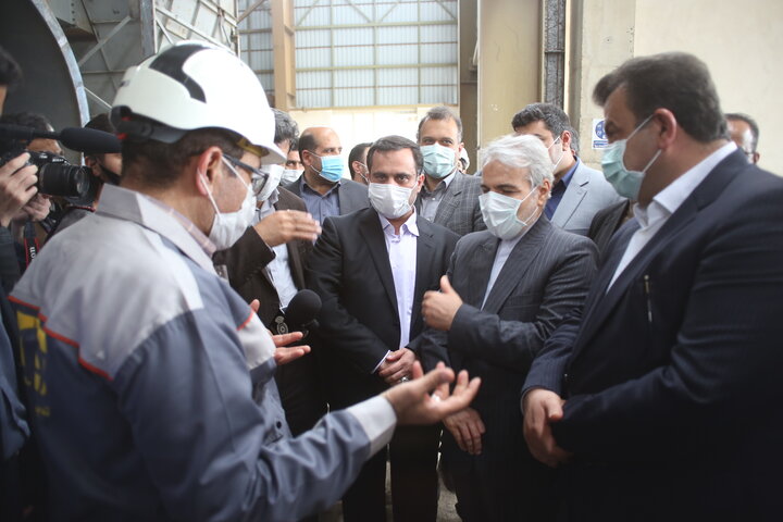 معاون رییس جمهوری از نیروگاه زباله سوز ساری بازدید کرد