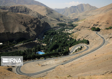 Nature and tourist resort in west of Tehran; Alborz Prov.