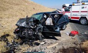 سانحه رانندگی در هرسین کرمانشاه ۲ کشته برجای گذاشت