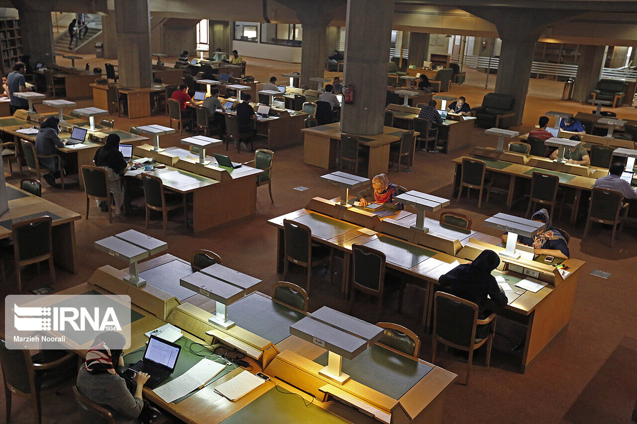 تالارهای مطالعه کتابخانه ملی تعطیل شد