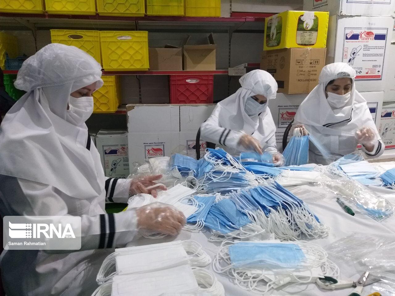 توان تولید روزانه 600هزار ماسک در کرمانشاه وجود دارد