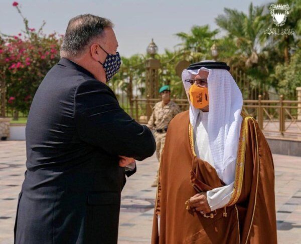 مسائل منطقه‌ای محور گفت‌وگوی وزیر خارجه آمریکا با ولیعهد بحرین