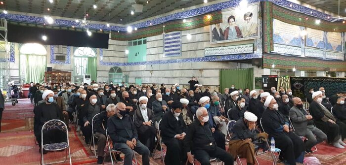 مراسم هفتمین روز در گذشت آیت الله جواد علم الهدی در تهران برگزار شد
