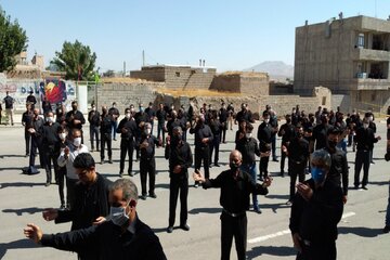 عزاداری مردم میاندوآب‌ در سوگ سقای کربلا