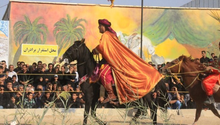تعزیه روز عاشورا بندرریگ در سایه کرونا برگزار نشد 3