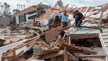 آمریکا گرفتار توفان؛ «سالی» برق نیم میلیون آمریکایی را قطع کرد