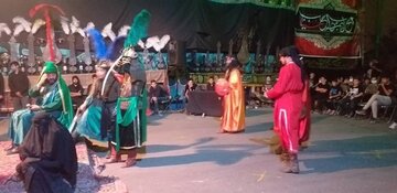 Actores del Taziye interpretan el histórico evento shií en Pardis