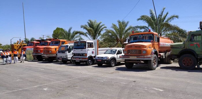 ۸ دستگاه ماشین‌آلات راهداری و حمل‌ونقل جاده‌ای جنوب سیستان و بلوچستان بازسازی شد