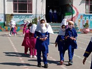 غلبه شوق تحصیل بر بیم کرونا در مدارس مازندران 