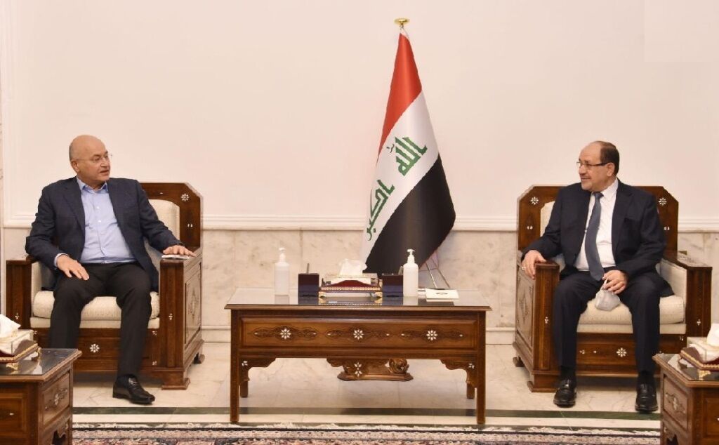 صالح و المالکی درباره برگزاری انتخابات زودهنگام عراق گفت وگو کردند