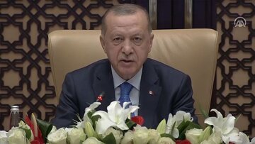 اردوغان بر تشکیل کشور فلسطین تاکید کرد