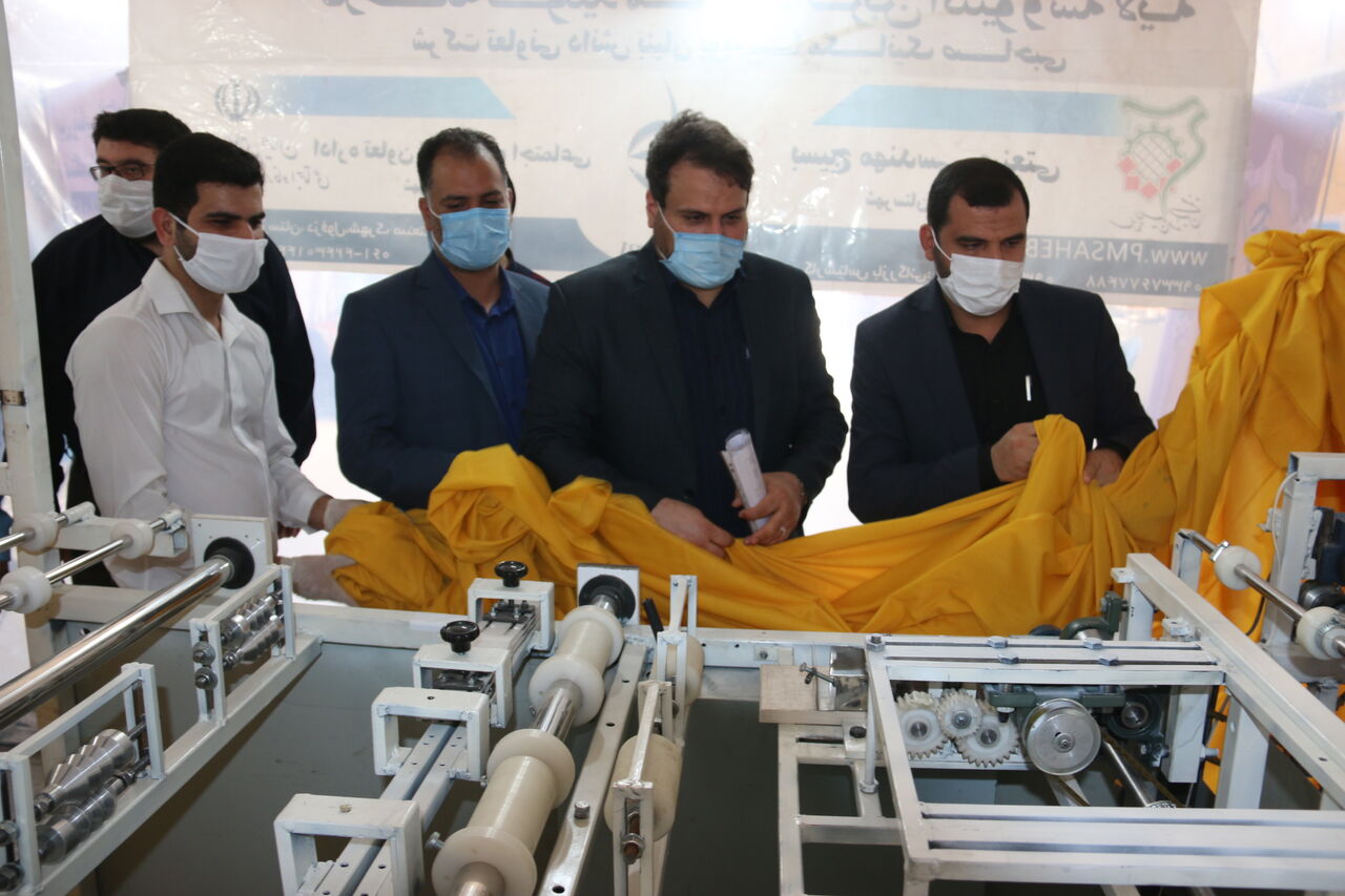 دستگاه تمام اتوماتیک تولید ماسک در دزفول رونمایی شد دستگاه تمام اتوماتیک تولید ماسک در دزفول رونمایی شد