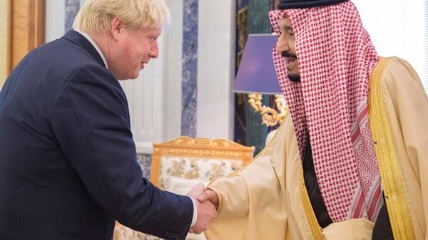 جانسون و پادشاه عربستان تحولات خاورمیانه را بررسی کردند جانسون و پادشاه عربستان تحولات خاورمیانه را بررسی کردند