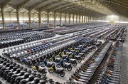 ۴۰ هزار دستگاه موتورسیکلت درقم تولید می‌شود