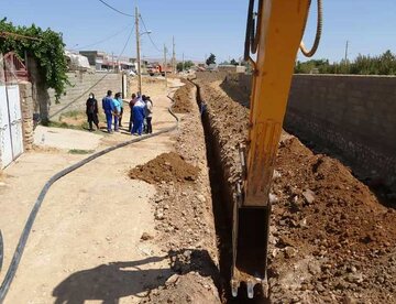 ۱۵۸ کیلومتر شبکه توزیع و انتقال آب در روستاهای البرز اجرا شد