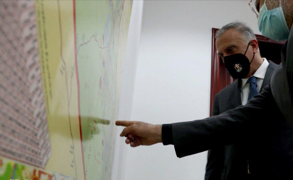 الکاظمی از گذرگاه مرزی شیب (چذابه) بازدید کرد