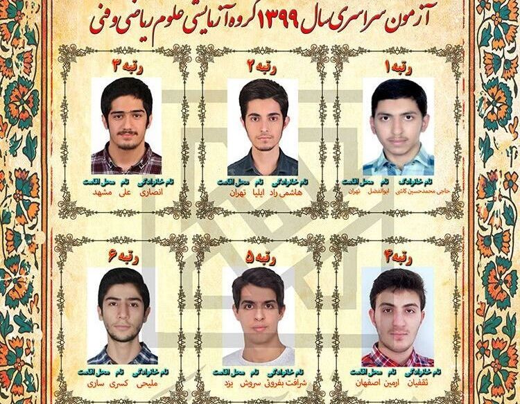 دانش آموزان استان اصفهان در بین برترین‌های کنکور ۹۹ قرار گرفتند