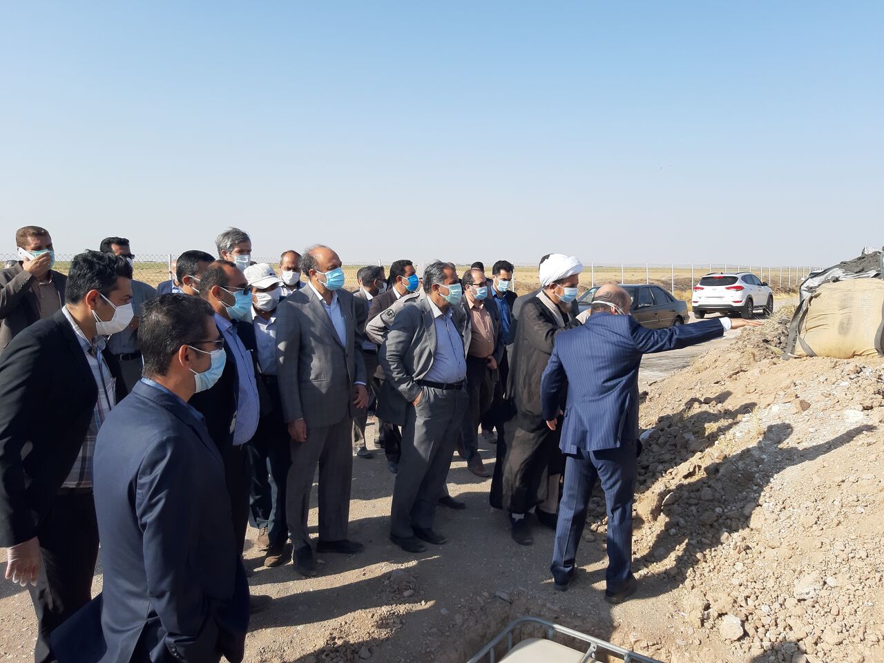 استاندار قزوین از جایگاه پسماند محمدآباد بازدید کرد